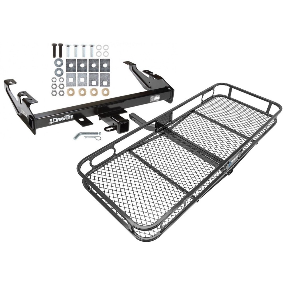 Custom Fit Trailer Hitch w/ Pin & Clip Cargo Hitch Basket Installation Hardware Installation Instructions 75099 63153 63240 Draw-Tite Trailer Tow Hitch 88-00 Chevy GMC C/K Series Basket Cargo Carrier Platform Hitch Pin 88 89 90 91 92 93 94 95 96 97 9 Trailer Tow Hitch For 88-00 Chevy GMC C/K Series Basket Cargo Carrier Platform w/ Hitch Pin