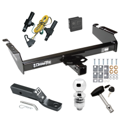 Trailer Tow Hitch For 1994 Dodge Ram 1500 2500 3500 Deluxe Package Wiring 2" Ball and Lock Trailer Tow Hitch For 1994 Dodge Ram 1500 2500 3500 Deluxe Package Wiring 2" Ball and Lock