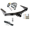 Custom Fit Trailer Hitch Wiring Harness (Plug & Play) 2" Drop Ball-Mount w/ Pin/Clip 2" Chrome Ball Installation Hardware Installation Instructions 75105 118367 23 63845 Draw-Tite Trailer Tow Hitch 2000 Toyota Tundra without Factory Towable Trailer Tow Hitch For 2000 Toyota Tundra without Factory Towable Bumper Complete Package w/ Wiring and 2" Ball