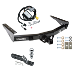 Custom Fit Trailer Hitch Wiring Harness (Plug & Play) 2" Drop Ball-Mount w/ Pin/Clip 1-7/8" Chrome Ball Installation Hardware Installation Instructions 75105 118378 23 63816 Draw-Tite Trailer Tow Hitch 01-02 Toyota Tundra without Factory To Trailer Tow Hitch For 01-02 Toyota Tundra without Factory Towable Bumper Complete Package w/ Wiring and 1-7/8" Ball