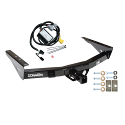 Trailer Tow Hitch For 01-02 Toyota Tundra without Factory Towable Bumper w/ Wiring Harness Kit Trailer Tow Hitch For 01-02 Toyota Tundra without Factory Towable Bumper w/ Wiring Harness Kit