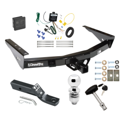 Trailer Tow Hitch For 03-06 Toyota Tundra without Factory Towable Bumper Deluxe Package Wiring 2" Ball and Lock Trailer Tow Hitch For 03-06 Toyota Tundra without Factory Towable Bumper Deluxe Package Wiring 2" Ball and Lock