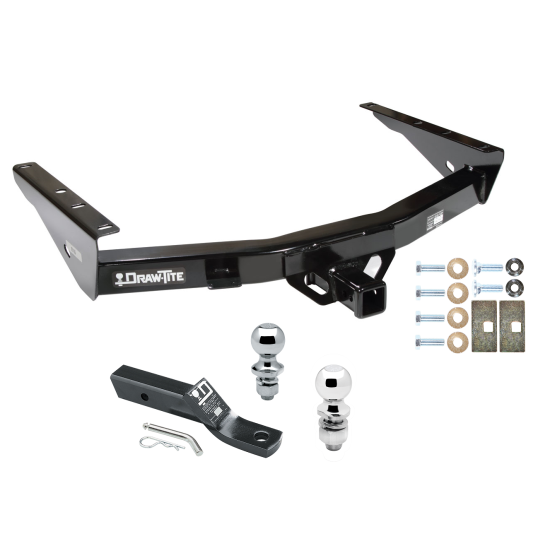 Custom Fit Trailer Hitch 2" Drop Ball-Mount w/ Pin/Clip 1-7/8" and 2" Chrome Ball Installation Hardware Installation Instructions 75105 23 63845 63816 Draw-Tite Trailer Tow Hitch 00-06 Toyota Tundra without Factory Towable Bumper Receiver Trailer Tow Hitch For 00-06 Toyota Tundra without Factory Towable Bumper Receiver w/ 1-7/8" and 2" Ball
