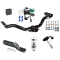Trailer Tow Hitch For 00-04 Nissan Xterra Deluxe Package Wiring 2" Ball and Lock
