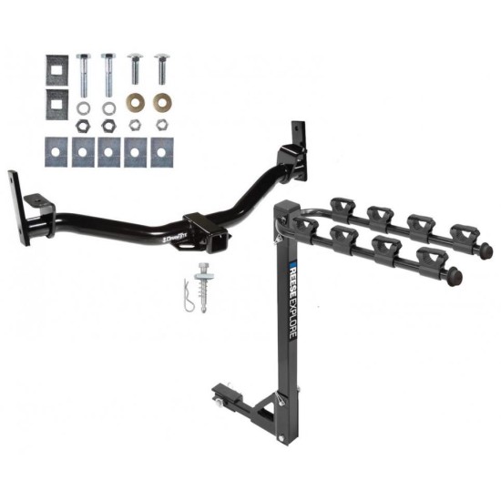 Custom Fit Trailer Hitch 4 Bike Carrier Installation Hardware Installation Instructions 75112 1393100G Draw-Tite Trailer Tow Hitch 4 Bike Rack 01-05 Explorer Sport Trac tilt away adult or child arms fold down carrier 01 02 03 04 05 2001 2002 2003 2004 20 Trailer Tow Hitch w/ 4 Bike Rack For 01-05 Ford Explorer Sport Trac tilt away adult or child arms fold down carrier