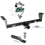 Custom Fit Trailer Hitch Wiring Harness (Plug & Play) 2" Drop Ball-Mount w/ Pin/Clip 1-7/8" Chrome Ball Installation Hardware Installation Instructions 75116 118380 23 63816 Draw-Tite Trailer Tow Hitch 01-06 Mitsubishi Montero Except Sport Trailer Tow Hitch For 01-06 Mitsubishi Montero Except Sport Complete Package w/ Wiring and 1-7/8" Ball