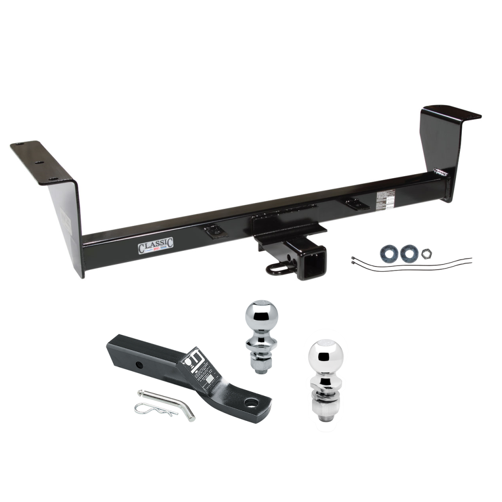 Custom Fit Trailer Hitch 2" Drop Ball-Mount w/ Pin/Clip 1-7/8" and 2" Chrome Ball Installation Hardware Installation Instructions 75116 23 63845 63816 Draw-Tite Trailer Tow Hitch 01-06 Mitsubishi Montero Except Sport Receiver 1-7/8" a Trailer Tow Hitch For 01-06 Mitsubishi Montero Except Sport Receiver w/ 1-7/8" and 2" Ball