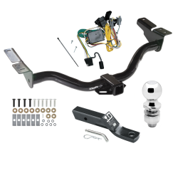Trailer Tow Hitch For 01-03 Ford Escape Mazda Tribute Complete Package w/ Wiring and 2" Ball