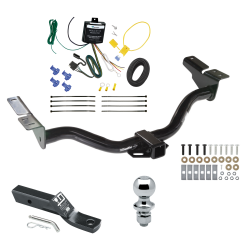 Trailer Tow Hitch For 2004 Ford Escape Mazda Tribute Complete Package w/ Wiring and 1-7/8" Ball