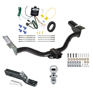 Custom Fit Trailer Hitch Wiring Harness (Requires Splicing) 2" Drop Ball-Mount w/ Pin/Clip 1-7/8" Chrome Ball Installation Hardware Installation Instructions 75118 119148 23 63816 Draw-Tite Trailer Tow Hitch 2004 Escape Mazda Tribute Complete P Trailer Tow Hitch For 2004 Ford Escape Mazda Tribute Complete Package w/ Wiring and 1-7/8" Ball