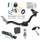 Custom Fit Trailer Hitch Wiring Harness (Requires Splicing) 2" Drop Ball-Mount w/ Pin/Clip 2" Chrome Ball Security Lock Pin Rubber Hitch Plug Cover Installation Hardware Installation Instructions 75118 119148 23 63845 580407 7010 Draw-Tite Trail Trailer Tow Hitch For 2004 Ford Escape Mazda Tribute Deluxe Package Wiring 2" Ball and Lock