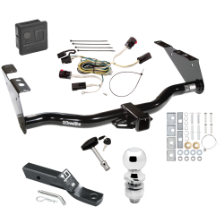 Trailer Tow Hitch For 04-07 Chrysler Town Country Dodge Grand Caravan Exc SGo PKG Wiring 2" Ball and Lock Trailer Tow Hitch For 04-07 Chrysler Town Country Dodge Grand Caravan Exc SGo PKG Wiring 2" Ball and Lock