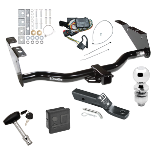 Custom Fit Trailer Hitch Wiring Harness (Plug & Play) 2" Drop Ball-Mount w/ Pin/Clip 2" Chrome Ball Security Lock Pin Rubber Hitch Plug Cover Installation Hardware Installation Instructions 75119 118334 23 63845 580407 7010 Draw-Tite Trailer Trailer Tow Hitch For 96-00 Chrysler Town Country Dodge Grand Caravan PKG Wiring 2" Ball and Lock