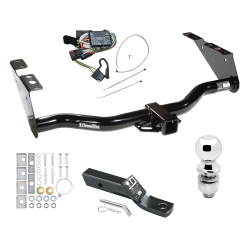 Trailer Tow Hitch For 96-00 Chrysler Town Country Dodge Grand Caravan PKG w/ Wiring and 2" Ball Trailer Tow Hitch For 96-00 Chrysler Town Country Dodge Grand Caravan PKG w/ Wiring and 2" Ball