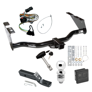 Trailer Tow Hitch For 01-03 Chrysler Town Country Voyager Dodge Grand Caravan PKG Wiring 2" Ball and Lock