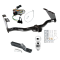Trailer Tow Hitch For 01-03 Chrysler Town Country Voyager Dodge Grand Caravan PKG w/ Wiring and 2" Ball