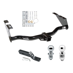 Trailer Tow Hitch For 96-07 Chrysler Town Country Dodge Grand Caravan Receiver w/ 1-7/8" and 2" Ball Trailer Tow Hitch For 96-07 Chrysler Town Country Dodge Grand Caravan Receiver w/ 1-7/8" and 2" Ball