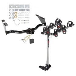 Trailer Tow Hitch For 96-07 Dodge Grand Caravan Chrysler Town & Country 4 Bike Rack w/ Hitch Lock and Cover Trailer Tow Hitch For 96-07 Dodge Grand Caravan Chrysler Town & Country 4 Bike Rack w/ Hitch Lock and Cover