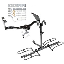 Trailer Tow Hitch For 96-07 Dodge Grand Caravan Chrysler Town & Country Platform Style 2 Bike Rack w/ Anti Rattle Hitch Lock Trailer Tow Hitch For 96-07 Dodge Grand Caravan Chrysler Town & Country Platform Style 2 Bike Rack w/ Anti Rattle Hitch Lock