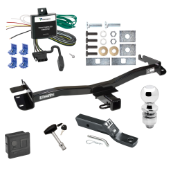 Trailer Tow Hitch For 98-03 Toyota Sienna Deluxe Package Wiring 2" Ball and Lock Trailer Tow Hitch For 98-03 Toyota Sienna Deluxe Package Wiring 2" Ball and Lock
