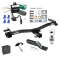 Custom Fit Trailer Hitch Wiring Harness (Requires Splicing) 2" Drop Ball-Mount w/ Pin/Clip 2" Chrome Ball Security Lock Pin Rubber Hitch Plug Cover Installation Hardware Installation Instructions 75120 119178 23 63845 580407 7010 Draw-Tite Trail Trailer Tow Hitch For 98-03 Toyota Sienna Deluxe Package Wiring 2" Ball and Lock