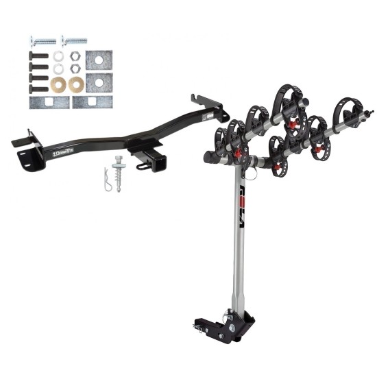 Custom Fit Trailer Hitch 4 Bike Carrier Installation Hardware Installation Instructions 75120 59401 Draw-Tite Trailer Tow Hitch 98-03 Toyota Sienna All Styles 4 Bike Carrier Rack 98 99 00 01 02 03 1998 1999 2000 2001 2002 2003 Trailer Tow Hitch For 98-03 Toyota Sienna All Styles w/ 4 Bike Carrier Rack