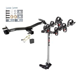 Trailer Tow Hitch For 98-03 Toyota Sienna All Styles 4 Bike Rack w/ Hitch Lock and Cover Trailer Tow Hitch For 98-03 Toyota Sienna All Styles 4 Bike Rack w/ Hitch Lock and Cover