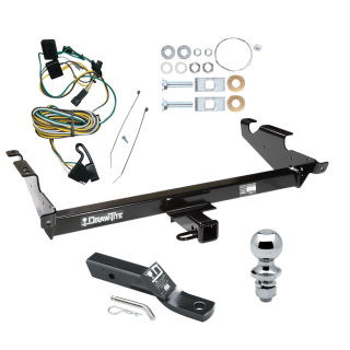 Custom Fit Trailer Hitch Wiring Harness (Plug & Play) 2" Drop Ball-Mount w/ Pin/Clip 1-7/8" Chrome Ball Installation Hardware Installation Instructions 75121 118338 23 63816 Draw-Tite Trailer Tow Hitch 87-95 Chevy G10 G20 G30 GMC G1500 G250 Trailer Tow Hitch For 87-95 Chevy G10 G20 G30 GMC G1500 G2500 G3500 Package w/ Wiring and 1-7/8" Ball