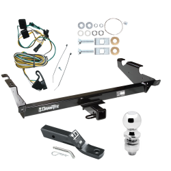 Trailer Tow Hitch For 87-95 Chevy G10 G20 G30 GMC G1500 G2500 G3500 Package w/ Wiring and 2" Ball
