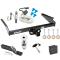 Custom Fit Trailer Hitch Wiring Harness (Requires Splicing) 2" Drop Ball-Mount w/ Pin/Clip 2" Chrome Ball Security Lock Pin Rubber Hitch Plug Cover Installation Hardware Installation Instructions 75122 20252 23 63845 580407 7010 Draw-Tite Traile Trailer Tow Hitch For 90-05 Chevy Astro GMC Safari Extended Body Deluxe Package Wiring 2" Ball and Lock