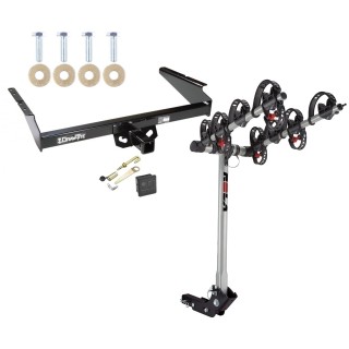Trailer Tow Hitch For 90-05 Chevy Astro GMC Safari 4 Bike Rack w/ Hitch Lock and Cover