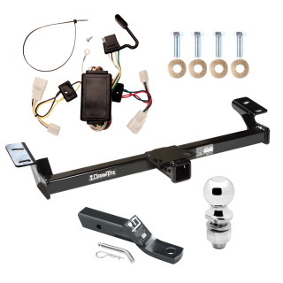 Custom Fit Trailer Hitch Wiring Harness (Plug & Play) 2" Drop Ball-Mount w/ Pin/Clip 2" Chrome Ball Installation Hardware Installation Instructions 75125 118388 23 63845 Draw-Tite Trailer Tow Hitch 96-00 Toyota RAV4 Complete Package Wiring Trailer Tow Hitch For 96-00 Toyota RAV4 Complete Package w/ Wiring and 2" Ball