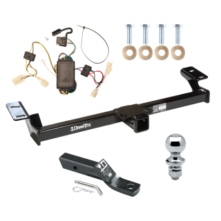Custom Fit Trailer Hitch Wiring Harness (Plug & Play) 2" Drop Ball-Mount w/ Pin/Clip 1-7/8" Chrome Ball Installation Hardware Installation Instructions 75125 118389 23 63816 Draw-Tite Trailer Tow Hitch 01-05 Toyota RAV4 Complete Package Wir Trailer Tow Hitch For 01-05 Toyota RAV4 Complete Package w/ Wiring and 1-7/8" Ball
