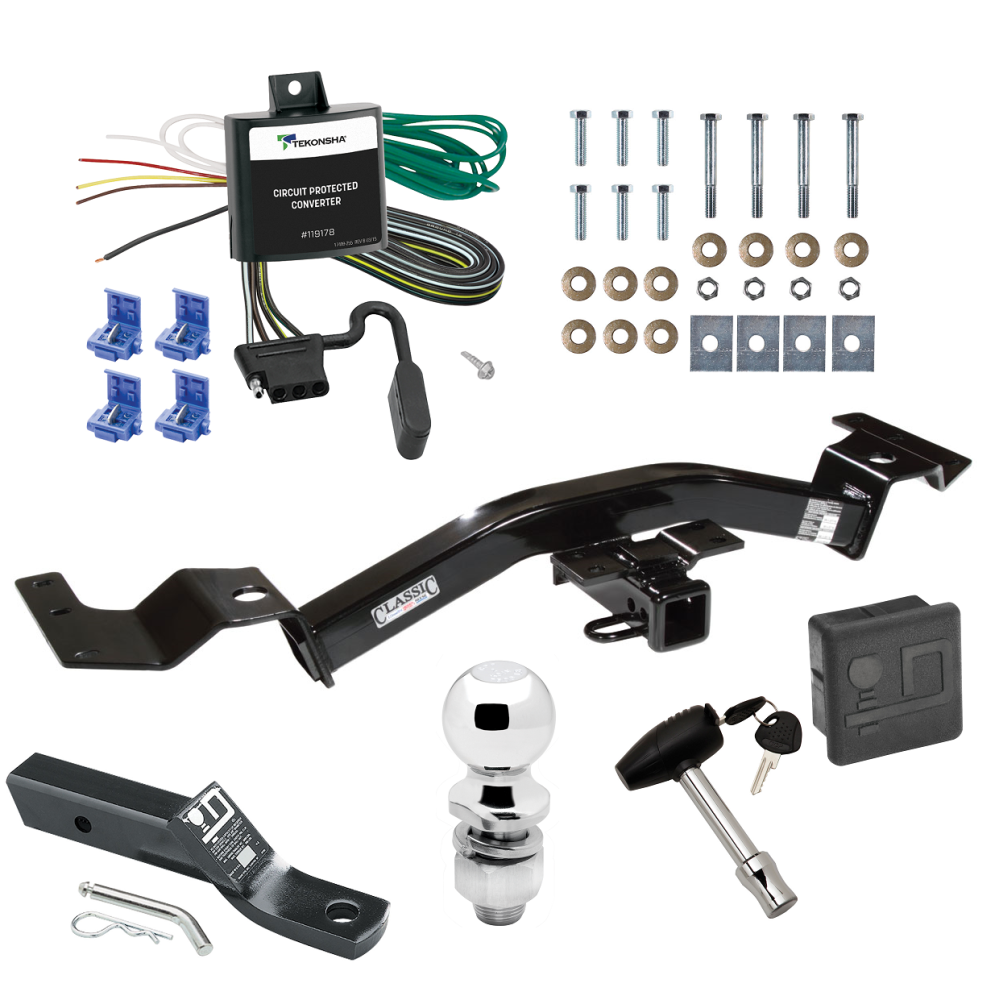 COMPLETE TRAILER HITCH PACKAGE W WIRING KIT FOR 2001-2002 TOYOTA SEQUOIA CLASS 3