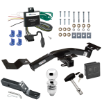 Custom Fit Trailer Hitch Wiring Harness (Requires Splicing) 2" Drop Ball-Mount w/ Pin/Clip 2" Chrome Ball Security Lock Pin Rubber Hitch Plug Cover Installation Hardware Installation Instructions 75126 119178 23 63845 580407 7010 Draw-Tite Trail Trailer Tow Hitch For 01-07 Toyota Sequoia Deluxe Package Wiring 2" Ball and Lock