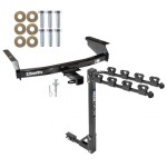 Custom Fit Trailer Hitch 4 Bike Carrier Installation Hardware Installation Instructions 75128 1393100G Draw-Tite Trailer Tow Hitch 4 Bike Rack 02-07 Jeep Liberty All Styles tilt away adult or child arms fold down carrier 02 03 04 05 06 07 2002 2003 2004 Trailer Tow Hitch w/ 4 Bike Rack For 02-07 Jeep Liberty All Styles tilt away adult or child arms fold down carrier