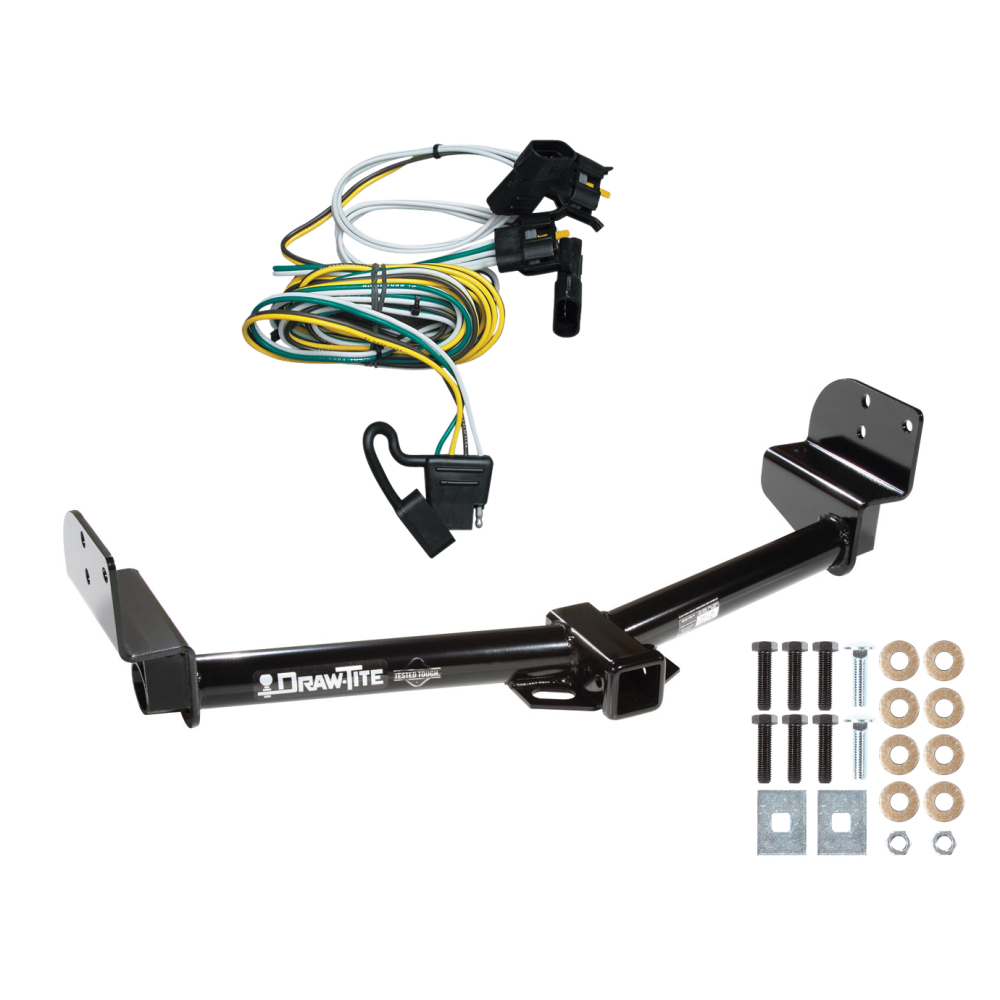 Custom Fit Trailer Hitch Wiring Harness (Plug & Play) Installation Hardware Installation Instructions 75132 118344 Draw-Tite Trailer Tow Hitch 02-03 Explorer 4 Dr. Mountaineer 03-04 Aviator Wiring Harness Kit 02 03 04 2002 2003 2004 Trailer Tow Hitch For 02-03 Ford Explorer 4 Dr. Mountaineer 03-04 Aviator w/ Wiring Harness Kit