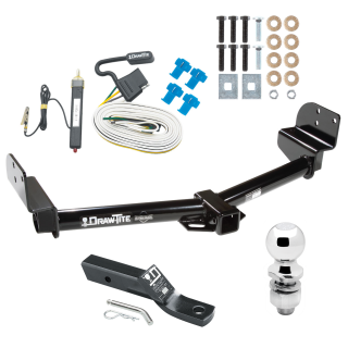 Custom Fit Trailer Hitch Wiring Harness (Requires Splicing) 2" Drop Ball-Mount w/ Pin/Clip 2" Chrome Ball Installation Hardware Installation Instructions 75132 20252 23 63845 Draw-Tite Trailer Tow Hitch 04-05 Explorer 4 Dr. Mountaineer 05 Aviat Trailer Tow Hitch For 04-05 Ford Explorer 4 Dr. Mountaineer 05 Aviator Aviator Package w/ Wiring and 2" Ball