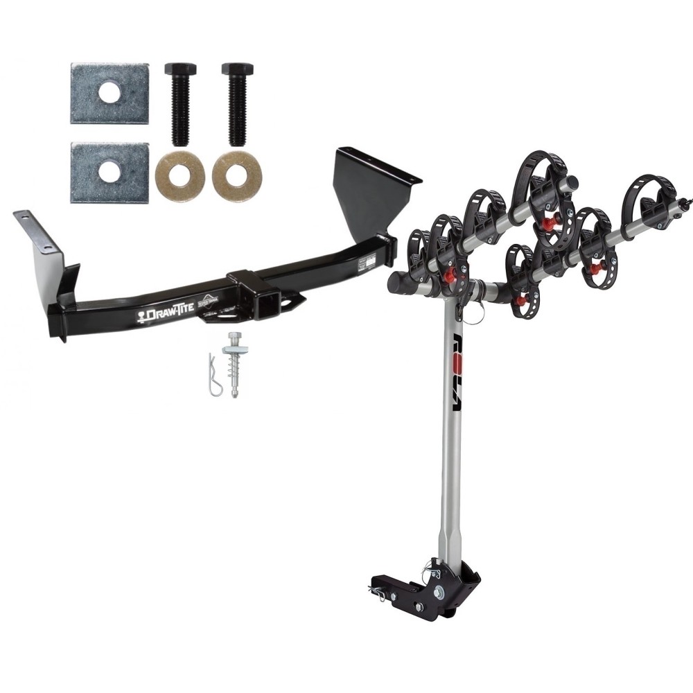 Custom Fit Trailer Hitch 4 Bike Carrier Installation Hardware Installation Instructions 75139 59401 Draw-Tite Trailer Tow Hitch 99-04 Jeep Grand Cherokee 4 Bike Carrier Rack 99 00 01 02 03 04 1999 2000 2001 2002 2003 2004 Trailer Tow Hitch For 99-04 Jeep Grand Cherokee w/ 4 Bike Carrier Rack