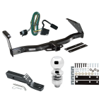 Custom Fit Trailer Hitch Wiring Harness (Plug & Play) 2" Drop Ball-Mount w/ Pin/Clip 2" Chrome Ball Installation Hardware Installation Instructions 75140 118328 23 63845 Draw-Tite Trailer Tow Hitch 93-98 Dodge Van B150 B1500 B250 B2500 B350 Trailer Tow Hitch For 93-98 Dodge Van B150 B1500 B250 B2500 B350 B3500 Complete Package w/ Wiring and 2" Ball