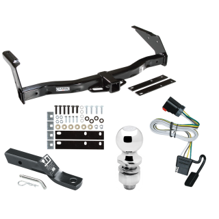 Custom Fit Trailer Hitch Wiring Harness (Plug & Play) 2" Drop Ball-Mount w/ Pin/Clip 2" Chrome Ball Installation Hardware Installation Instructions 75140 118368 23 63845 Draw-Tite Trailer Tow Hitch 99-00 Dodge Van Ram 1500 2500 3500 Complet Trailer Tow Hitch For 99-00 Dodge Van Ram 1500 2500 3500 Complete Package w/ Wiring and 2" Ball