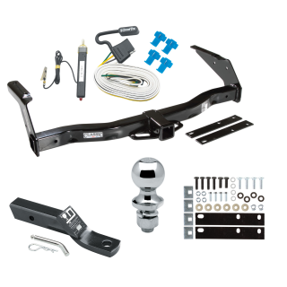 Trailer Tow Hitch For 78-92 Dodge Van B100 B150 B200 B250 B300 B350 Complete Package w/ Wiring and 1-7/8" Ball