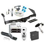 Custom Fit Trailer Hitch Wiring Harness (Requires Splicing) 2" Drop Ball-Mount w/ Pin/Clip 2" Chrome Ball Security Lock Pin Rubber Hitch Plug Cover Installation Hardware Installation Instructions 75140 20252 23 63845 580407 7010 Draw-Tite Trail Trailer Tow Hitch For 78-92 Dodge Van B100 B150 B200 B250 B300 B350 Deluxe Package Wiring 2" Ball and Lock
