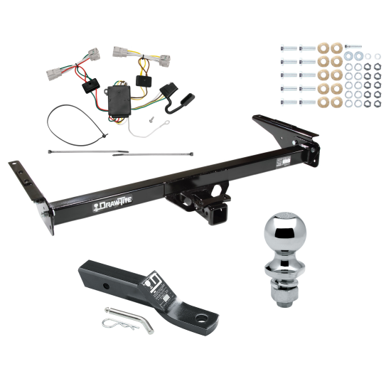 Custom Fit Trailer Hitch Wiring Harness (Plug & Play) 2" Drop Ball-Mount w/ Pin/Clip 1-7/8" Chrome Ball Installation Hardware Installation Instructions 75144 118496 23 63816 Draw-Tite Trailer Tow Hitch 93-98 Toyota T100 Complete Package Wir Trailer Tow Hitch For 93-98 Toyota T100 Complete Package w/ Wiring and 1-7/8" Ball