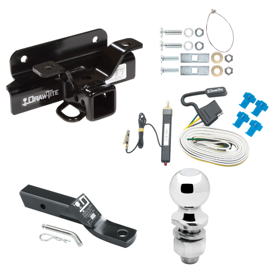 Custom Fit Trailer Hitch Wiring Harness (Requires Splicing) 2" Drop Ball-Mount w/ Pin/Clip 2" Chrome Ball Installation Hardware Installation Instructions 75151 20252 23 63845 Draw-Tite Trailer Tow Hitch 03-09 Dodge Ram 1500 2500 3500 Complete P Trailer Tow Hitch For 03-09 Dodge Ram 1500 2500 3500 Complete Package w/ Wiring and 2" Ball