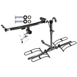 Trailer Tow Hitch For 2003-2014 Volvo XC90 Platform Style 2 Bike Rack w/ Anti Rattle Hitch Lock Trailer Tow Hitch For 2003-2014 Volvo XC90 Platform Style 2 Bike Rack w/ Anti Rattle Hitch Lock