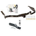 Custom Fit Trailer Hitch Wiring Harness (Plug & Play) 2" Drop Ball-Mount w/ Pin/Clip 2" Chrome Ball Installation Hardware Installation Instructions 75153 118478 23 63845 Draw-Tite Trailer Tow Hitch 04-06 Lexus RX330 07-09 RX350 Complete Pac Trailer Tow Hitch For 04-06 Lexus RX330 07-09 RX350 Complete Package w/ Wiring and 2" Ball