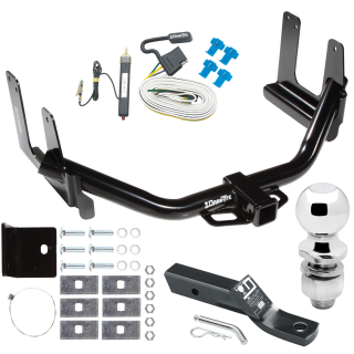 Custom Fit Trailer Hitch Wiring Harness (Requires Splicing) 2" Drop Ball-Mount w/ Pin/Clip 2" Chrome Ball Installation Hardware Installation Instructions 75156 20252 23 63845 Draw-Tite Trailer Tow Hitch 04-05 F-150 06 Lincoln Mark LT Complete P Trailer Tow Hitch For 04-05 Ford F-150 06 Lincoln Mark LT Complete Package w/ Wiring and 2" Ball