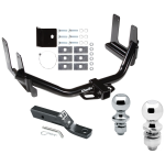 Custom Fit Trailer Hitch 2" Drop Ball-Mount w/ Pin/Clip 1-7/8" and 2" Chrome Ball Installation Hardware Installation Instructions 75156 23 63845 63816 Draw-Tite Trailer Tow Hitch 04-05 F-150 06 Lincoln Mark LT Receiver 1-7/8" and 2&qu Trailer Tow Hitch For 04-05 Ford F-150 06 Lincoln Mark LT Receiver w/ 1-7/8" and 2" Ball