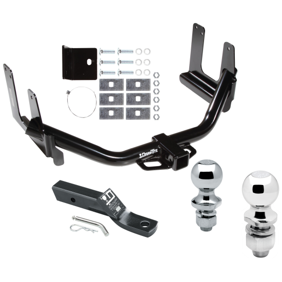 Custom Fit Trailer Hitch 2" Drop Ball-Mount w/ Pin/Clip 1-7/8" and 2" Chrome Ball Installation Hardware Installation Instructions 75156 23 63845 63816 Draw-Tite Trailer Tow Hitch 04-05 F-150 06 Lincoln Mark LT Receiver 1-7/8" and 2&qu Trailer Tow Hitch For 04-05 Ford F-150 06 Lincoln Mark LT Receiver w/ 1-7/8" and 2" Ball